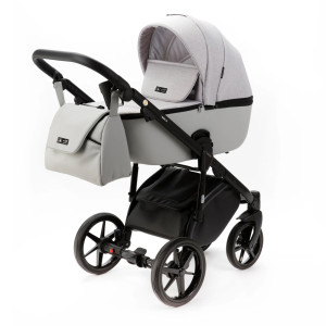 Коляска универсальная Adamex Nola 2в1, 50% кожа