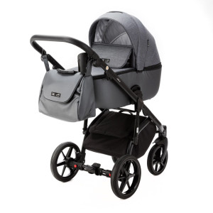 Коляска универсальная Adamex Nola 2в1, 50% кожа