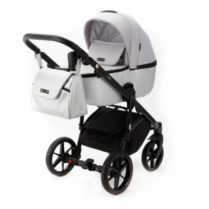 Коляска универсальная Adamex Nola 2в1, 50% кожа