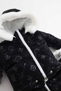 Комбинезон для новорожденных, трансформер, 3в1, зимний, плащевка/овчина, до 2-х лет