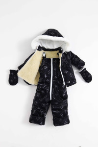 Комбинезон для новорожденных, трансформер, 3в1, зимний, плащевка/овчина, до 2-х лет