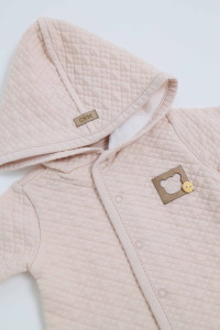 Комбинезон с капюшоном Caramell Bear, хлопок, унисекс, 0-9 м