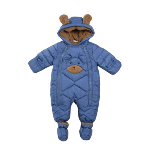 Комбинезон еврозима Мышка, для мальчика, плащевка/велсофт, 6-24 м
