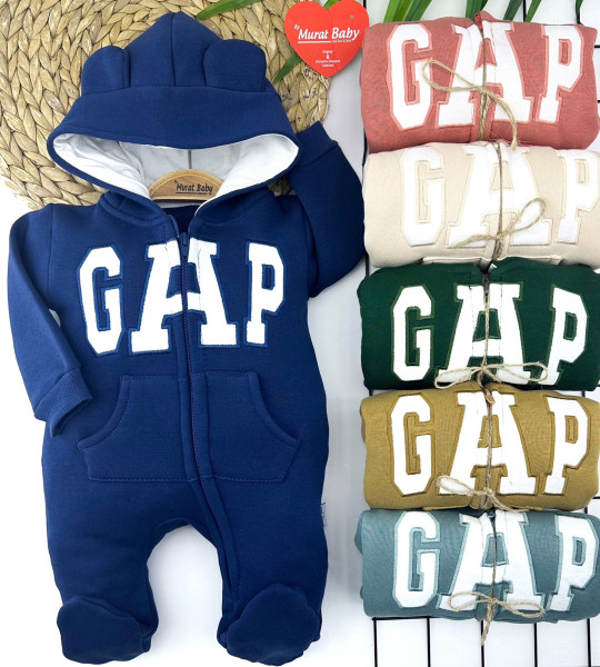 Комбинезон утепленный MuratBaby GAP, с начесом, унисекс, 1-12 м