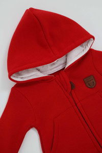 Комбинезон детский MuratBaby Fashion, с начесом, унисекс, 1-12 м