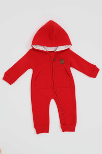 Комбинезон детский MuratBaby Fashion, с начесом, унисекс, 1-12 м