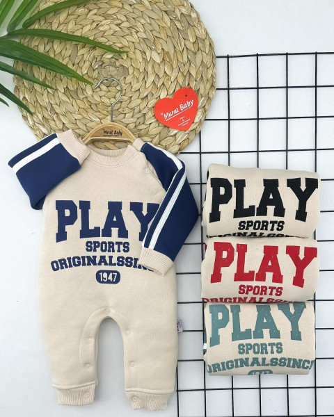 Комбинезон для мальчика и девочки Murat Baby Play, с начесом, 1-12м