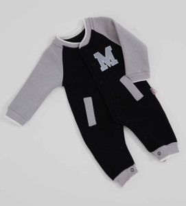 Комбинезон для мальчика MuratBaby "М", с начесом, 1-12м
