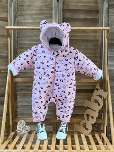 Комбинезон для девочки MuratBaby Кошечка, плащевка, 3-18м