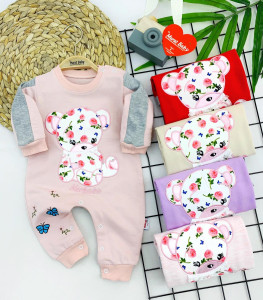 Комбинезон для девочки Murat Baby Merhaba, двунить, 1-12м