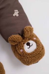 Комбинезон еврозима Bear, унисекс, плащевка/трикотаж, 6-24 м