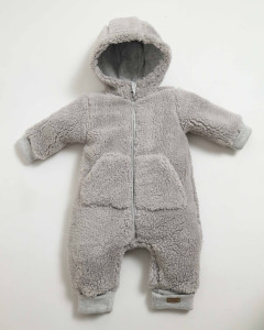Комбинезон демисезонный Caramell Winter Star Boy, шерпа, 1-12 m