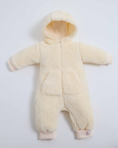 Комбинезон демисезонный Caramell Winter Star Girl, шерпа, 1-12 m