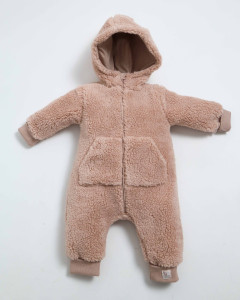 Комбинезон демисезонный Caramell Winter Star Girl, шерпа, 1-12 m