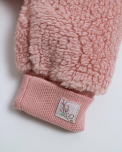 Комбинезон демисезонный Caramell Winter Star Girl, шерпа, 1-12 m