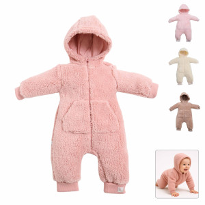 Комбинезон демисезонный Caramell Winter Star Girl, шерпа, 1-12 m