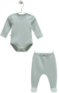 Комплект детской одежды Caramell Hello Forest, 2 элемента, хлопковый, 0-3 м