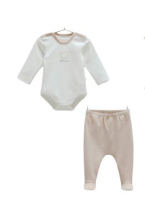 Комплект детской одежды Caramell Hello Forest, унисекс, хлопковый, 1-3 м