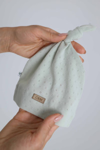 Комплект детской одежды Caramell Natural Baby, 3 элемента, трансферная рибана, 0-6 м
