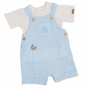 Костюм для мальчика Caramell Mini Cotton, летний, муслин, 1-12 м
