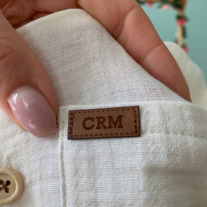 Комплект одежды для мальчика Caramell Natural Boy TKE8102, муслин, 0-12 м