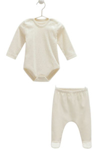 Комплект детской одежды Caramell Soft Color, унисекс, хлопковый, 1-3 м