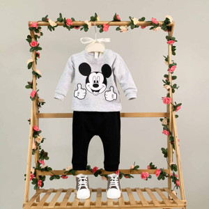 Комплект одежды для мальчика Minice Mickey, 3 элемента, двунить, 6-24 м