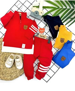 Комплект детской одежды MuratBaby Три полоски, 2 элемента, двунить, 6-24 м