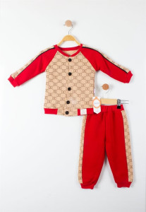 Костюм утепленный MuratBaby Louis Vuitton, с начесом, 2 элемента, 6-24 м