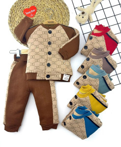 Костюм утепленный MuratBaby Louis Vuitton, с начесом, 2 элемента, 6-24 м