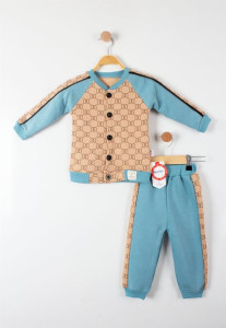 Костюм утепленный MuratBaby Louis Vuitton, с начесом, 2 элемента, 6-24 м