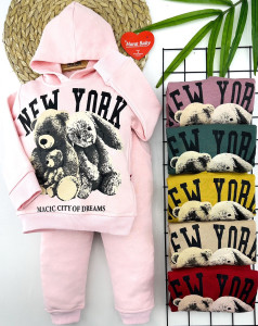 Костюм для девочки Murat Baby New York, трехнитка, 18м-5 лет