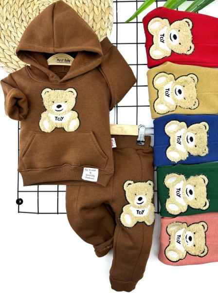 Костюм детский Murat Baby Мишка Toy, унисекс, с начесом, 6-24 м