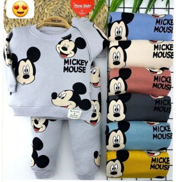 Свитшот со штанами Murat Baby Mickey Mouse, унисекс, с начесом, 6-24 м