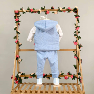 Комплект одежды для мальчика Otto Bears, 3 элемента, двунить, 6-18 м