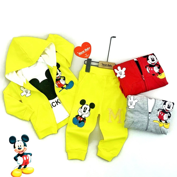 Комплект детской одежды MuratBaby Mickey, 3 элемента, 9-36 м