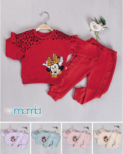 Костюм для девочки Mombi Минни, унисекс, двинуть, 6-24 м