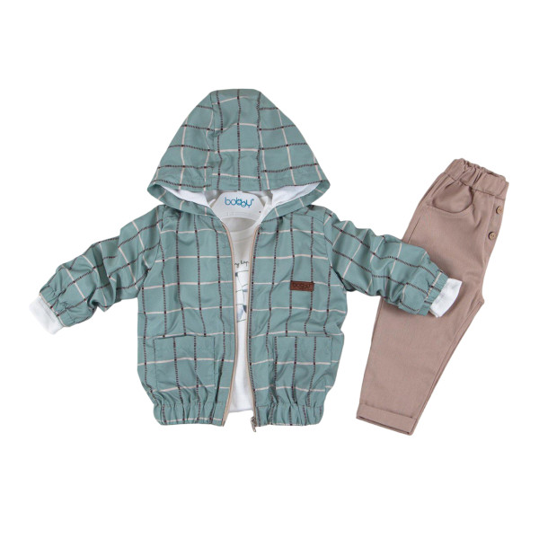 Куртка с кофтой и штанишками Bobby Baby Rain, для мальчика, 6-24 м