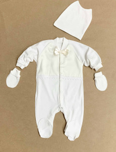 Комплект одежды для новорожденного Тома 60165, интерлок, 3 элемента, 0-1 м