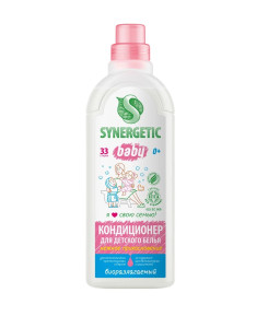 Кондиционер для белья Synergetic baby Нежное прикосновение, 1000мл