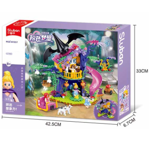 Конструктор SLUBAN Girls Dream, Волшебный дом на дереве, 435дет