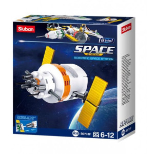 Конструктор SLUBAN Space Station, Космическая станция, 8в1, 58-71дет