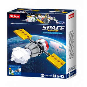 Конструктор SLUBAN Space Station, Космическая станция, 8в1, 58-71дет