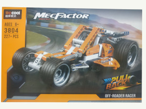 Конструктор MecFactor Мотогонка 3804, 225 деталей