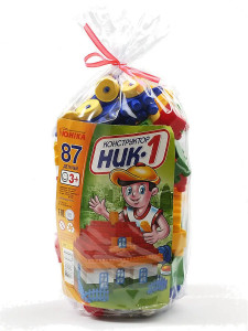 Конструктор Юника Ник-1, 87 деталей