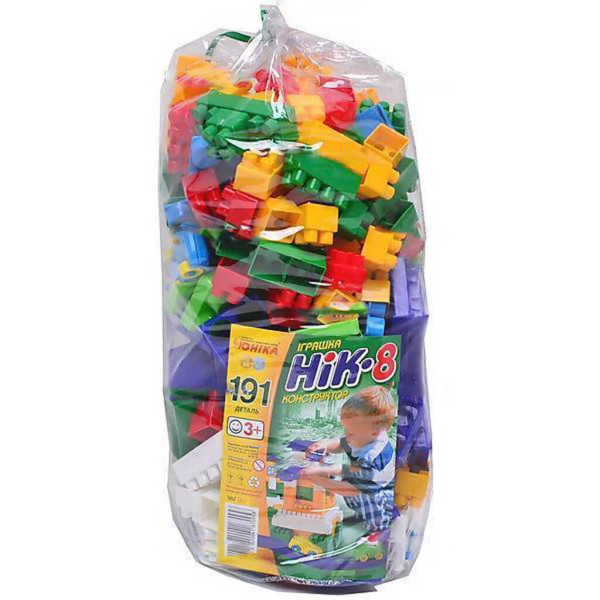 Конструктор Юника Ник-8, 191 деталь