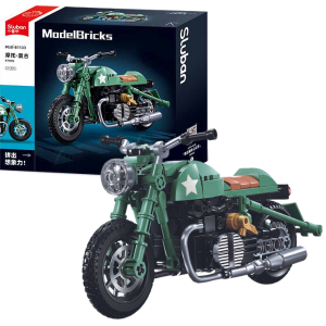 Конструктор детский SLUBAN Model Bricks - Мотоцикл R75MS, 1:12, 215 деталей