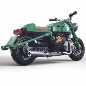 Конструктор детский SLUBAN Model Bricks - Мотоцикл R75MS, 1:12, 215 деталей