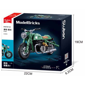Конструктор детский SLUBAN Model Bricks - Мотоцикл R75MS, 1:12, 215 деталей