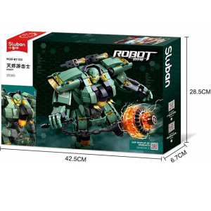 Конструктор детский SLUBAN Робот-Альфа, 542 детали